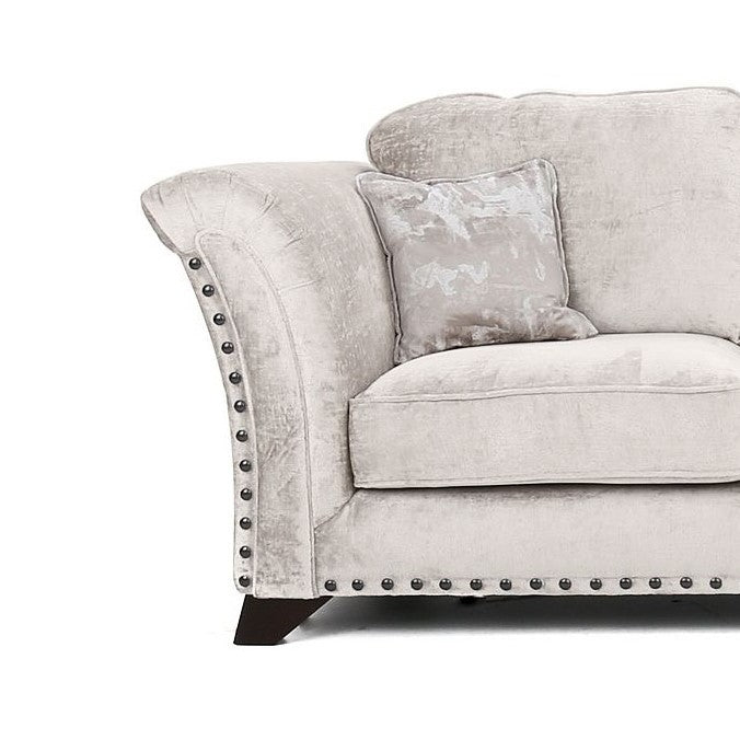 Vesper Corner Sofa - Pillow Or Fixed Back - Choice Of Fabrics & Configuration - The Furniture Mega Store 