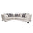 Vesper Corner Sofa - Pillow Or Fixed Back - Choice Of Fabrics & Configuration - The Furniture Mega Store 