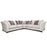 Vesper Corner Sofa - Pillow Or Fixed Back - Choice Of Fabrics & Configuration - The Furniture Mega Store 