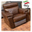 Aliano Luxury Italian Leather Power Recliner Armchair - The Furniture Mega Store 