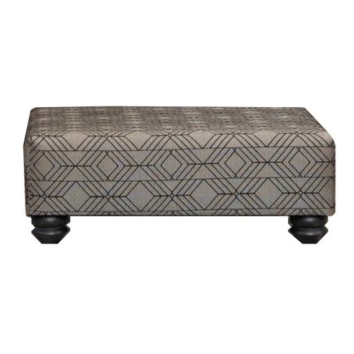 Morland Collection Designer Fabric Footstool - The Furniture Mega Store 