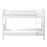 Ashbrook Solid Wood Bunk Bed - White Painted - The Furniture Mega Store 