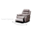 Ellis Swivel Recliner Armchair - Manual or Power With USB Ports - The Furniture Mega Store 