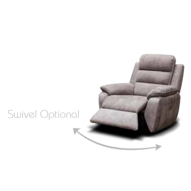 Ellis Recliner Armchair Manual or Power With USB Ports The