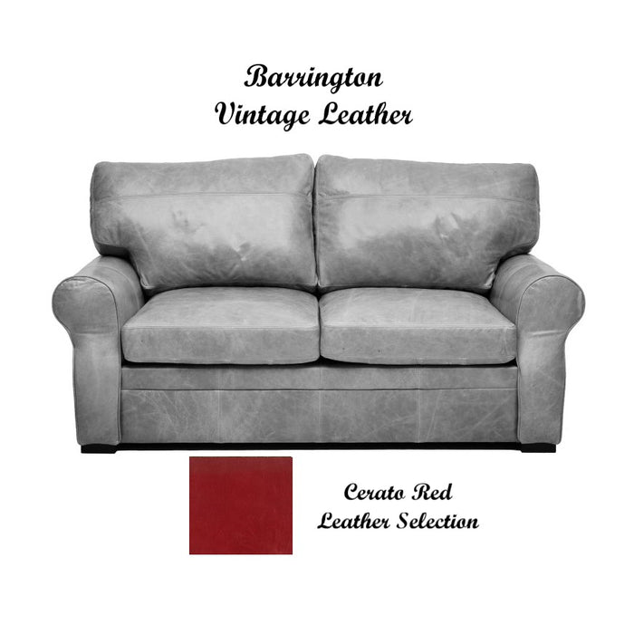 Barrington Vintage Leather Sofa & Chair Collection - The Furniture Mega Store 