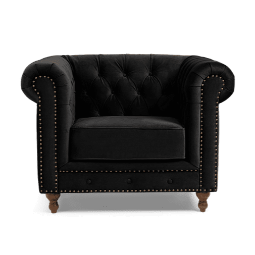 Eleanor Plush Velvet Chesterfield Sofa & Chair Collection - Choice Of Colours - The Furniture Mega Store 