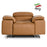 Blossom Italian Leather Power Recliner Armchair - Various Options - The Furniture Mega Store 