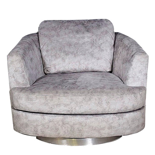 Bond Swivel Chair - Choice Of Fabrics & Chrome Or Gold Base - The Furniture Mega Store