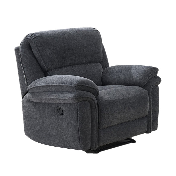 Carlton Fabric Manual Recliner Armchair - The Furniture Mega Store 