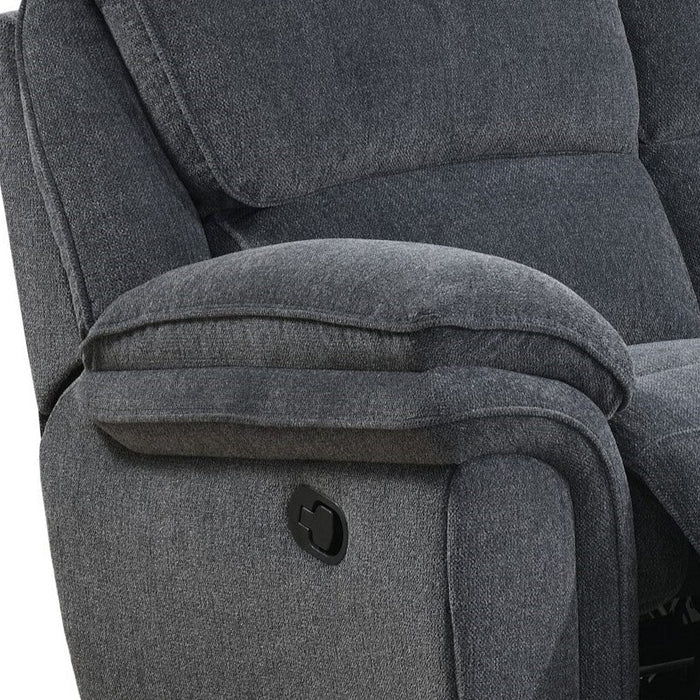 Carlton Fabric Manual Recliner Armchair - The Furniture Mega Store 
