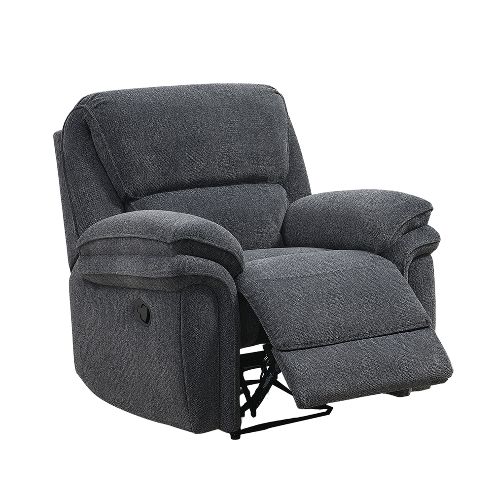 Carlton Fabric Manual Recliner Armchair - The Furniture Mega Store 