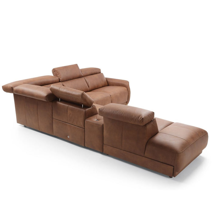 Cadenza Leather Modular Power Recliner Sofa & Chair Collection - Various Options - The Furniture Mega Store 