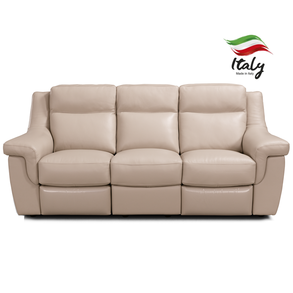 Canazei Italian Leather Sofa & Chair Collection - Choice Of Standard Sofa or Power Recliner - The Furniture Mega Store 