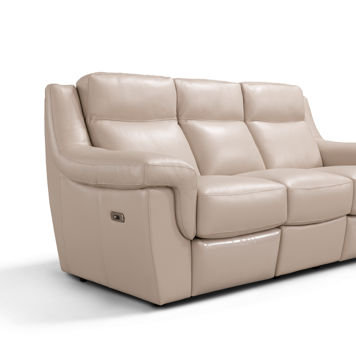 Canazei Comfort Plus Italian Leather Power Recliner Sofa & Chair Collection - The Furniture Mega Store 