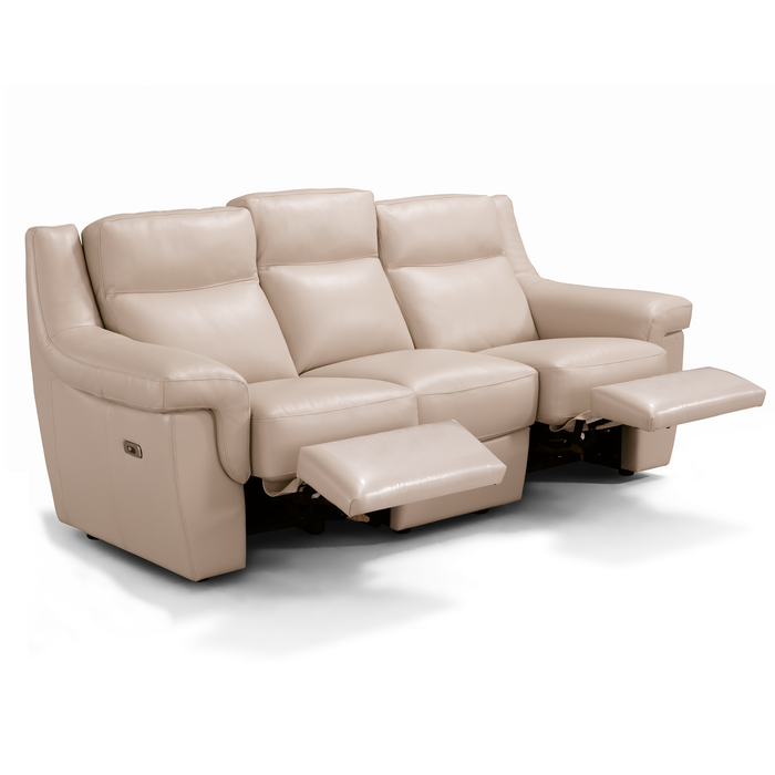 Canazei Comfort Plus Italian Leather Power Recliner Sofa & Chair Collection - The Furniture Mega Store 
