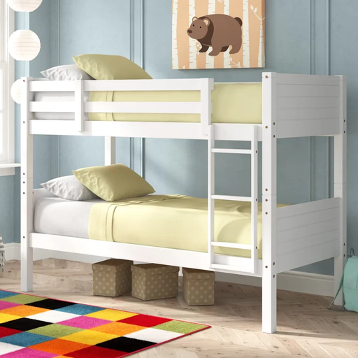 Castleton 3FT Bunk Bed - White - The Furniture Mega Store 