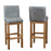 Rempstone Vintage Leather Bar Stool - Various Options - The Furniture Mega Store 