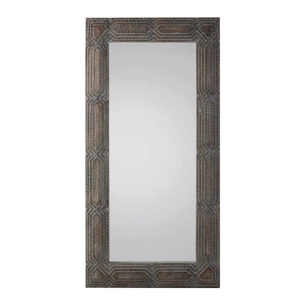 Chandi Natural-Whitewash Leaner Mirror - The Furniture Mega Store 