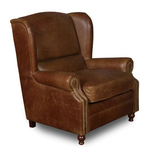 Professor Vintage Leather Sofa & Chair Collection - Various Options - The Furniture Mega Store 