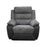 Ellis Corner Modular Fibre Fabric Recliner Sofa - Manual Or Power With USB Charging Port - The Furniture Mega Store 