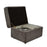 Dexter Fabric Storage Footstool - Choice Of Fabrics & Feet - The Furniture Mega Store 