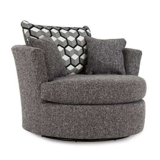Charlotte Fabric Swivel Chair - Choice Of Sizes & Fabrics - The Furniture Mega Store