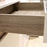 Chelsea White High Gloss & Truffle Oak Trim 4 Drawer Chest Of Drawers - The Furniture Mega Store 