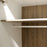 Chelsea White High Gloss & Truffle Oak Trim 2 Door Wardrobe - The Furniture Mega Store 