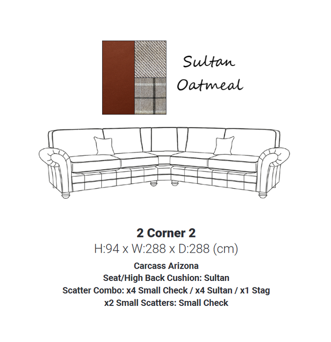 Chester Fabric Sofa & Chair Collection - Scatter or Standard Back - The Furniture Mega Store 
