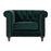 Eleanor Plush Velvet Chesterfield Sofa & Chair Collection - Choice Of Colours - The Furniture Mega Store 