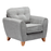 Chloe Fabric Armchair - The Furniture Mega Store 