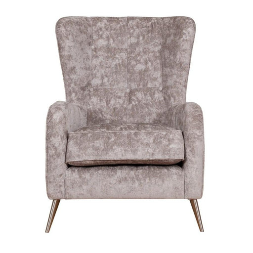 Raffles Wing Accent Chair - Coco Plain Truffle - The Furniture Mega Store 