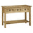 Corona 3 Drawer Console Table - Distressed Waxed Pine - The Furniture Mega Store 