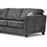 Elora Fabric L Shaped Corner Sofa - The Furniture Mega Store 