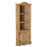 Corona Corner Display Unit - Distressed Waxed Pine - The Furniture Mega Store 
