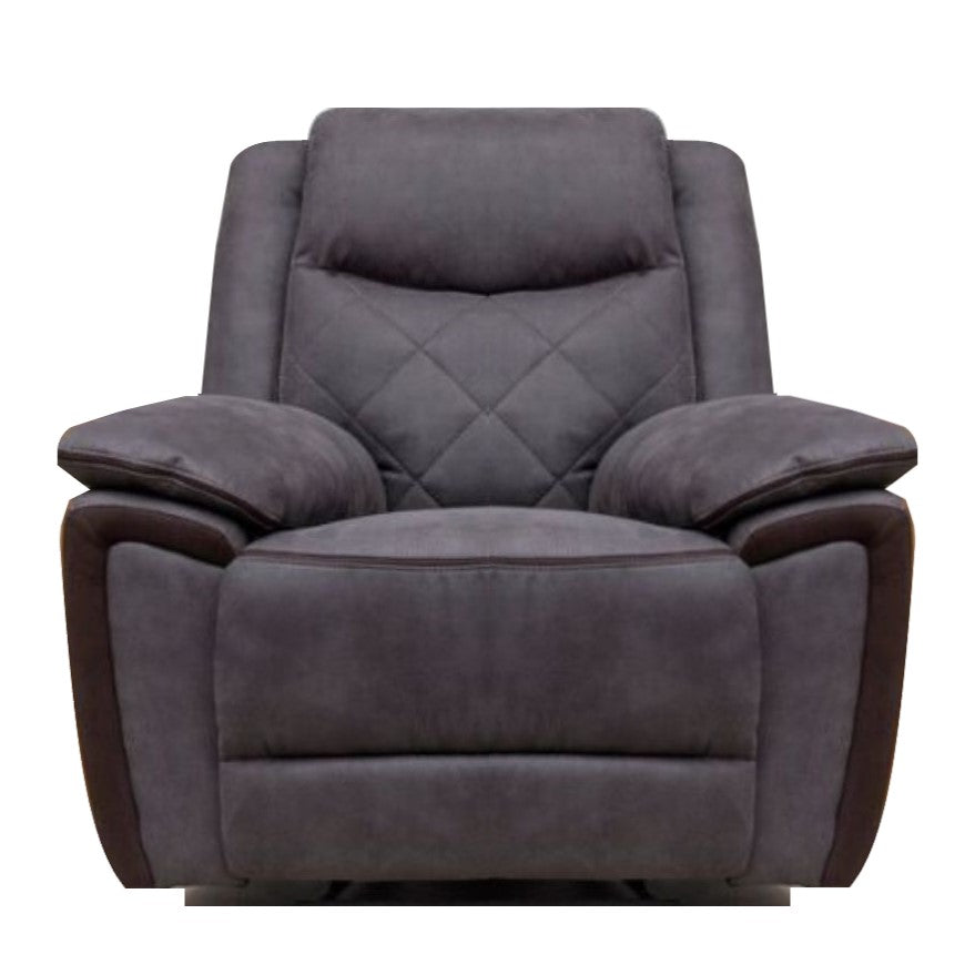 Foster Fabric Manual Recliner Armchair - The Furniture Mega Store 