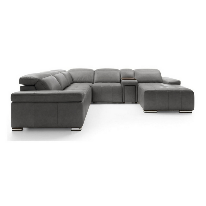 Domo Luxury Leather Modular Sofa Collection - Various Options - The Furniture Mega Store 