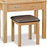 Bevel Natural Solid Oak Dressing Table Set - The Furniture Mega Store 