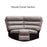 Ellis Modular Fabric Recliner Sofa & Chair Collection - Manual Recliner - The Furniture Mega Store 