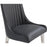 Jupiter Grey Faux Leather & Chrome Dining Chairs - Set Of 2 - The Furniture Mega Store 