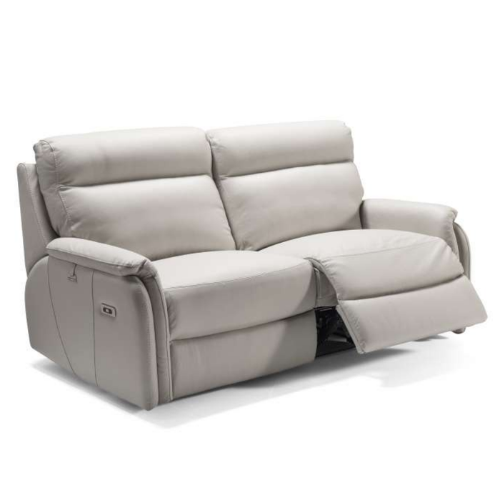 Fox Italian Leather Recliner Sofa Collection - Choice Of Power or Manual Recliner - The Furniture Mega Store 