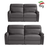 Fox Italian Leather 3 & 2 Seater Sofa Set - Choice Of Colours - The Furniture Mega Store 