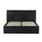 Fusion Small Double 4ft Storage Bed - Black Faux Leather - The Furniture Mega Store 