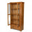 Earlswood Solid Oak Glazed Display Cabinet - The Furniture Mega Store 
