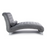 Luxury Grey Velvet Chaise Longue - The Furniture Mega Store 