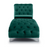 Luxury Green Velvet Chaise Longue - The Furniture Mega Store 