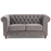 Eleanor Plush Velvet Chesterfield Sofa & Chair Collection - Choice Of Colours - The Furniture Mega Store 