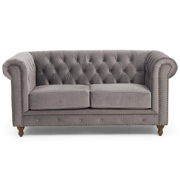 Eleanor Plush Velvet Chesterfield Sofa & Chair Collection - Choice Of Colours - The Furniture Mega Store 