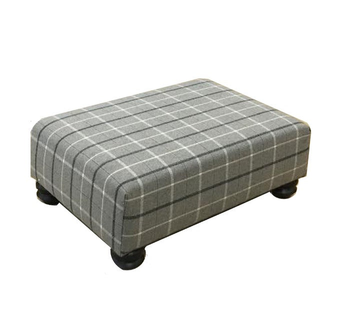 Darwin Fabric Footstool - Choice Of Fabrics - The Furniture Mega Store 