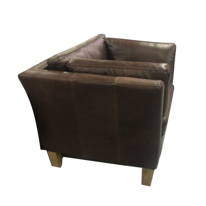 Groucho Vintage Leather Sofa & Chair Collection - The Furniture Mega Store 